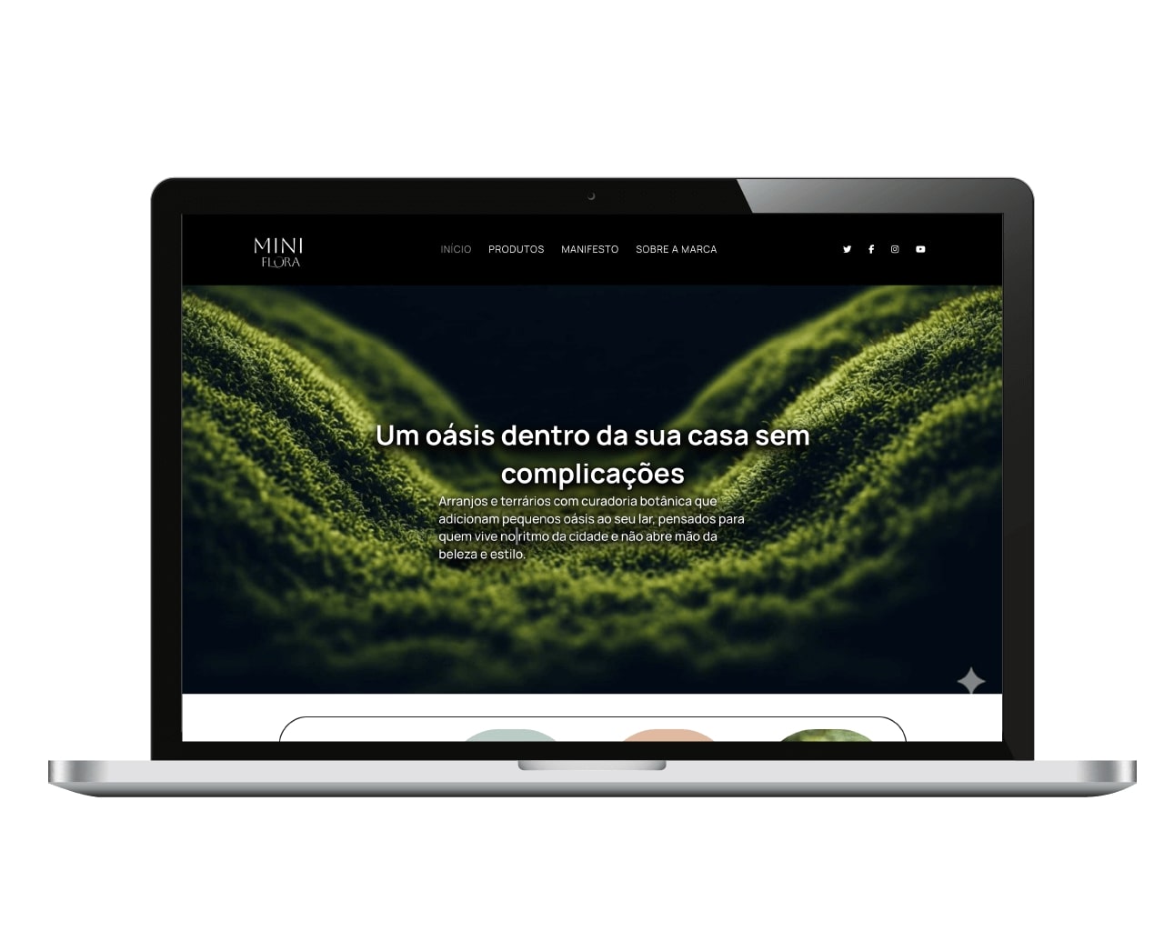 Site institucional Mini Flora